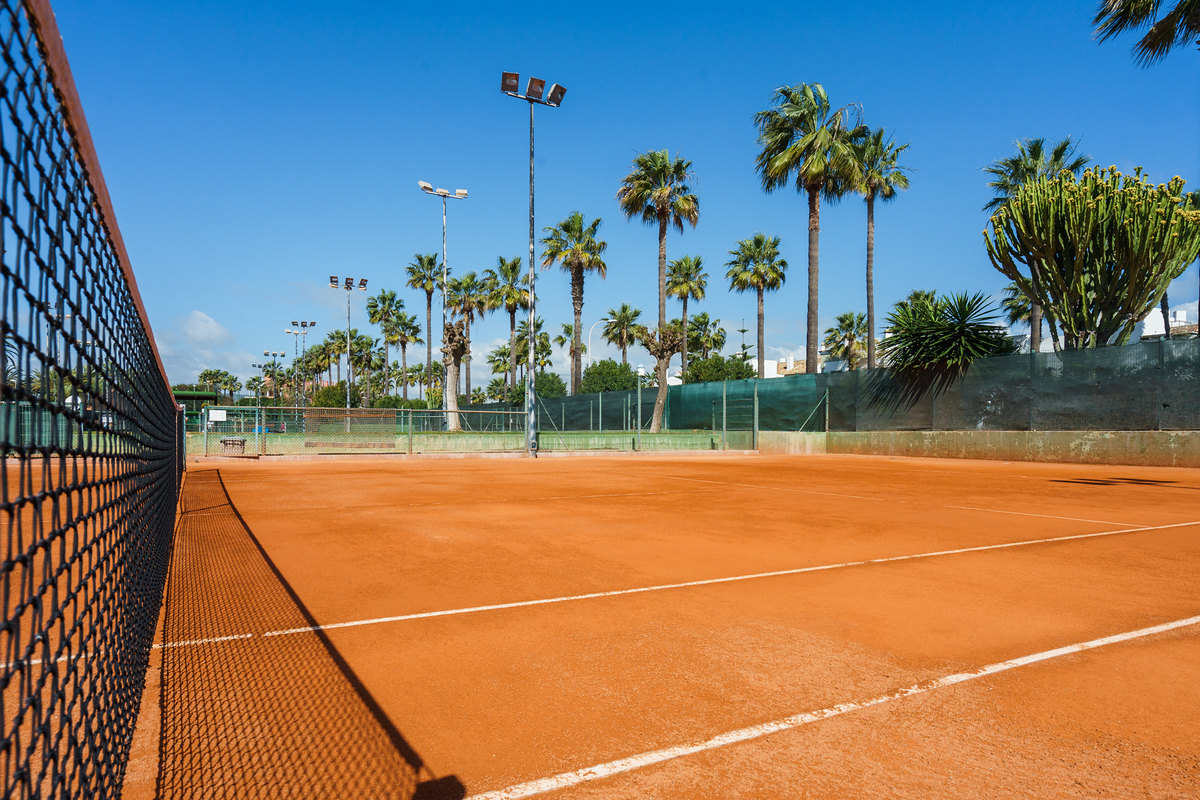 Pistas de tenis de tierra batida en Sotogrande